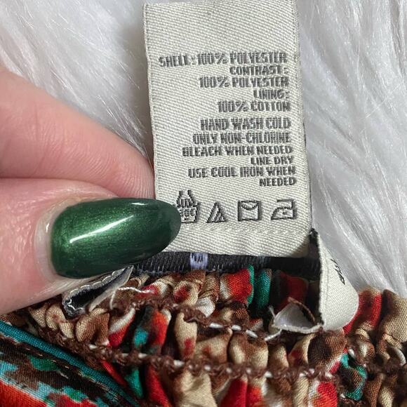 American Rag Corset Style Aztec Print Sun Dress - S - Picture 11 of 11